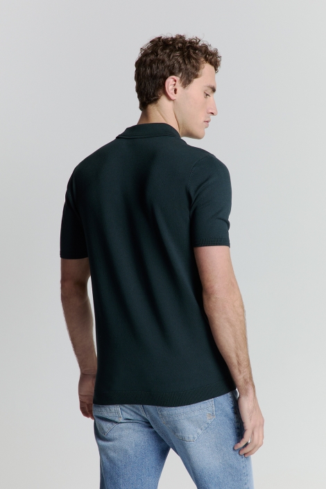 NO-EXCESS pullover short sleeve polo button s